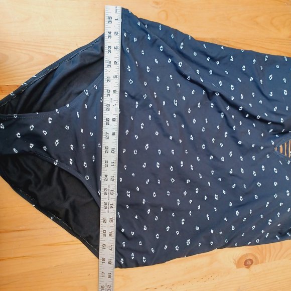 NEW WITH TAGS! Beach Couture Black and White One Piece Bathing Suit (3136) - Picture 12 of 14